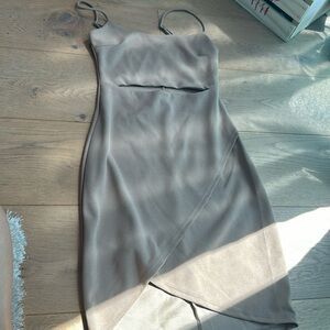 brown lulus dress in perfect condition